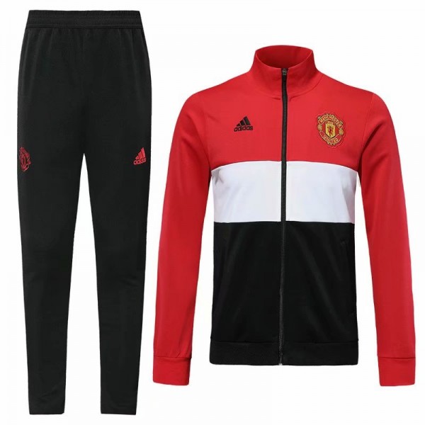 19/20 Manchester United Training Suit Red Black