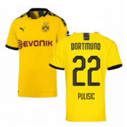 Borussia Dortmund Home Jersey 19/20 # 22 Pulisic