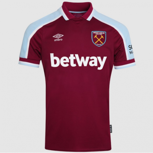 West Ham United Home Jersey 21/22 (Customizable)