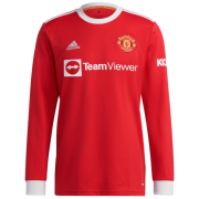 Manchester United Home Long sleeve Jersey 21/22 (Customizable)