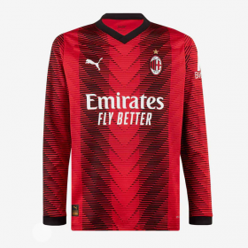AC Milan Home Long Sleeve Jersey 23/24 (Customizable)
