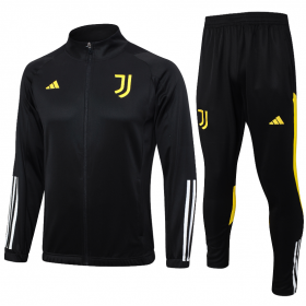 Juventus Long Zipper Training Suit 23/24 Black