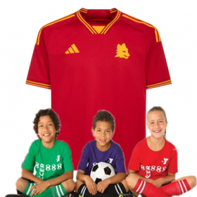 Kid's AS Roma Home Suit 23/24(Customizable)